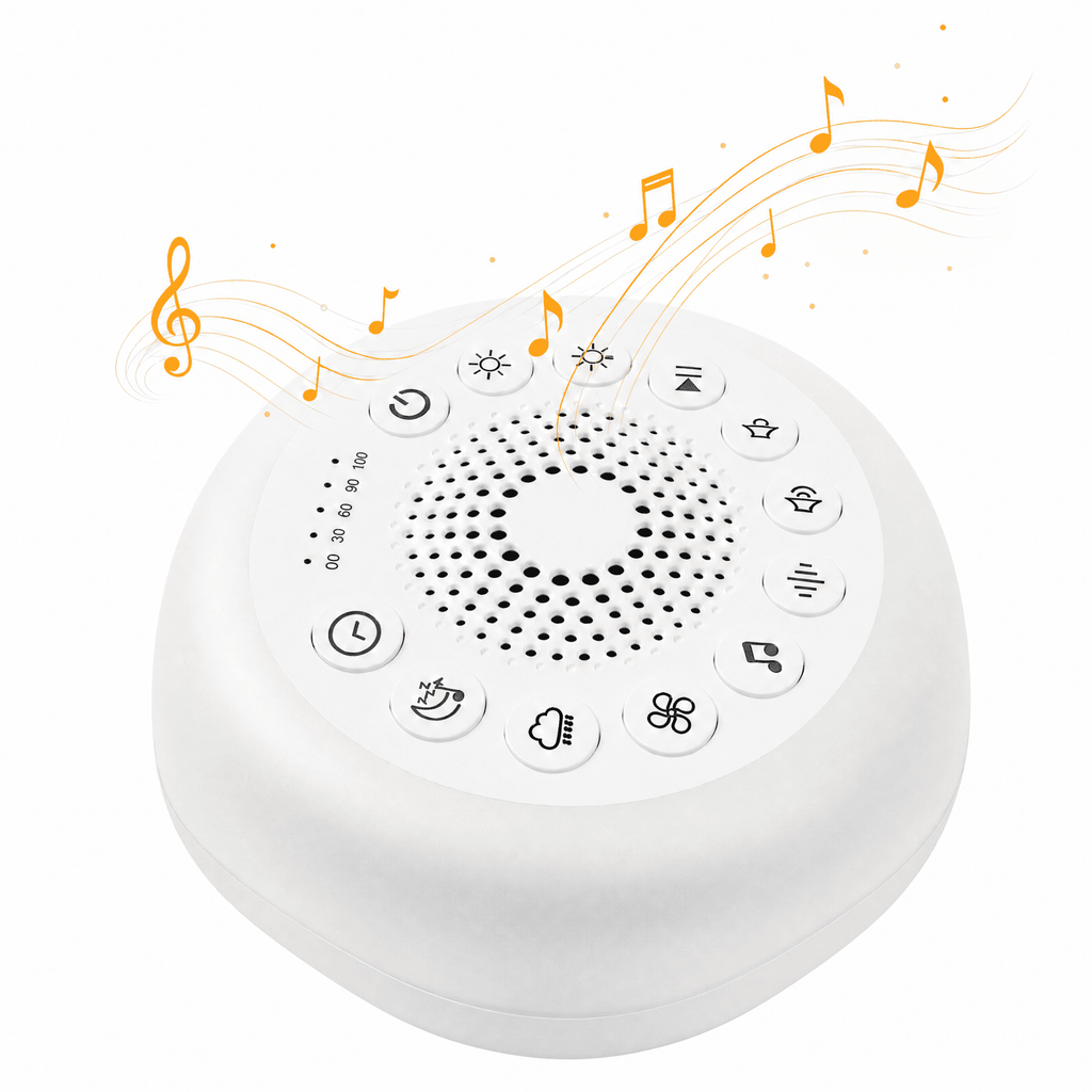 Radsen Sound Machine Night Lights, White Noise Machine with 27 Soothing Sounds, 8 Colors Nightlight and 4 Timer, Sleep Sounds Machine for Baby Kids Adult & Home Office Travel